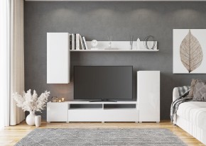 Гостиная Лира МДФ (Белый/Белый глянец) в Урае - uray.mebel24.online | фото