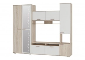 Гостиная Лукас (Сонома/Белый) в Урае - uray.mebel24.online | фото 2