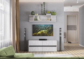 Гостиная Мрия (композиция №2) Бетон пайн светлый/Графит в Урае - uray.mebel24.online | фото