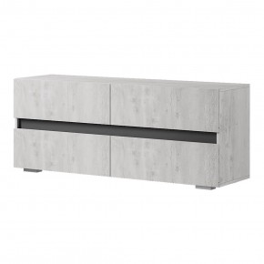 Гостиная Мрия (композиция №2) Бетон пайн светлый/Графит в Урае - uray.mebel24.online | фото 3