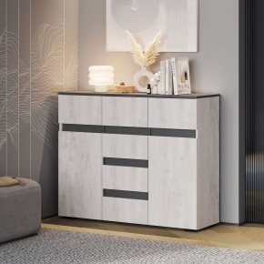 Гостиная Мрия (модульная) Бетон пайн светлый/Графит в Урае - uray.mebel24.online | фото 17