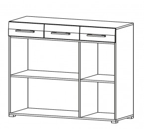 Гостиная НЕНСИ (модульная) Крафт золотой/Белый глянец в Урае - uray.mebel24.online | фото 7