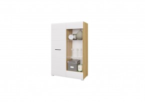 Гостиная НЕНСИ (модульная) Крафт золотой/Белый глянец в Урае - uray.mebel24.online | фото 8