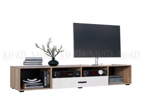НЭНСИ NEW Гостиная ЛДСП (модульная) Белый глянец/Сонома в Урае - uray.mebel24.online | фото 4