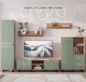 Гостиная Олива (Дуб каньон/MF12 Эвкалипт софт) в Урае - uray.mebel24.online | фото