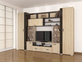 Гостиная Оскар-18-2 дуб сонома-венге в Урае - uray.mebel24.online | фото