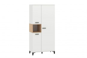 Гостиная "Bergen" (модульная) Белый /Дуб бунратти в Урае - uray.mebel24.online | фото 10
