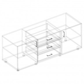 Гостиная "Сандра" (модульная) в Урае - uray.mebel24.online | фото 23