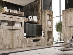 Гостиная Ривьера (модульная) Дуб Юкон-Бетон темный в Урае - uray.mebel24.online | фото