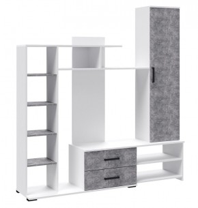 Гостиная Сидней-1 ЛДСП Белый/Ателье светлое в Урае - uray.mebel24.online | фото 3