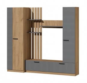 Гостиная Юджи (Дуб Крафт золотой/Графит) в Урае - uray.mebel24.online | фото 2
