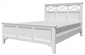ГРАЦИЯ-5 Кровать из массива 1400 (Белый Античный/Белый) в Урае - uray.mebel24.online | фото