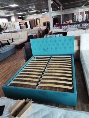 Интерьерная Кровать Октавия Бирюзовый 1400x2000 в Урае - uray.mebel24.online | фото 2
