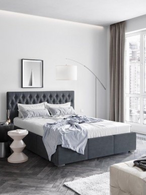 Интерьерная Кровать Октавия Серый 1400x2000 в Урае - uray.mebel24.online | фото