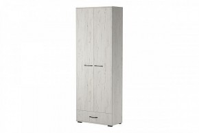 ИТАЛИЯ ШК1Я-800 Шкаф 2дв, 1ящ (дуб крафт белый) в Урае - uray.mebel24.online | фото