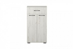 ИТАЛИЯ Зеркало 600/Тумба Комби ТК 600 (дуб крафт белый) в Урае - uray.mebel24.online | фото 3
