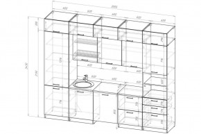 ЖАСМИН Кухонный гарнитур Экстра 5 (3000 мм) в Урае - uray.mebel24.online | фото 2