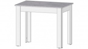 КАЙ Стол (цемент светлый/белый) в Урае - uray.mebel24.online | фото