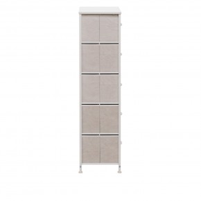 Комод Leset Линкс 5 ящ. (к/з), Каркас Белый, ящики Белые в Урае - uray.mebel24.online | фото 5