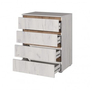 Комод Лиана (Дуб Крафт Белый/Дуб Крафт Золотой) в Урае - uray.mebel24.online | фото