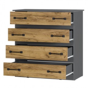 Комод Лофт (графит/крафт) в Урае - uray.mebel24.online | фото 2