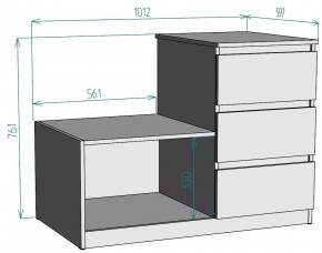 Комод Мальта K207 в Урае - uray.mebel24.online | фото 2