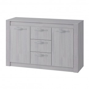 Комод Монако КМ-14 (ясень белый/F12) в Урае - uray.mebel24.online | фото