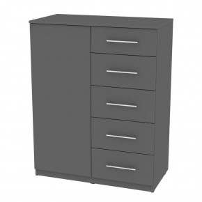 Комод "Калисто (K36)" ручка рейлинг (Графит) в Урае - uray.mebel24.online | фото