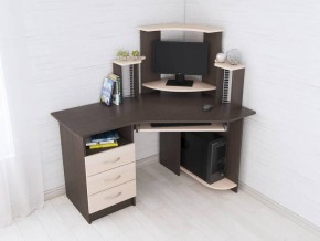 Компьютерный стол Грета-7 венге/дуб молочный в Урае - uray.mebel24.online | фото