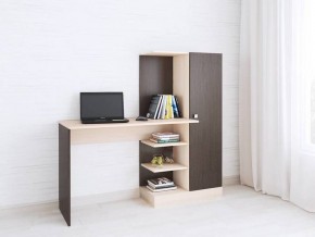 Компьютерный стол Квартет-6 венге/дуб молочный в Урае - uray.mebel24.online | фото