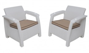 Комплект на балкон Yalta Balcony Set (Ялта) белый в Урае - uray.mebel24.online | фото 4