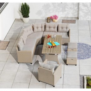 Комплект плетеной мебели AFM-373B Beige в Урае - uray.mebel24.online | фото 2