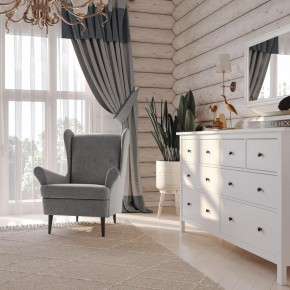 Кресло для отдыха Вало серый, ткань рогожка в Урае - uray.mebel24.online | фото 2