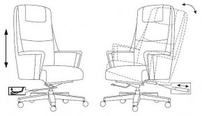 Кресло для руководителя Бюрократ _DUKE в Урае - uray.mebel24.online | фото 8