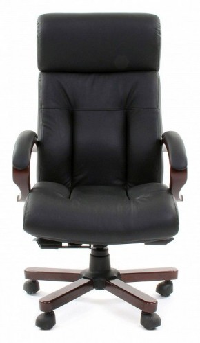 Кресло для руководителя Chairman 421 черный/орех темный, черный в Урае - uray.mebel24.online | фото 2