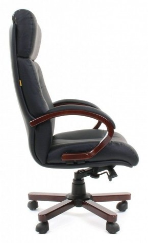 Кресло для руководителя Chairman 421 черный/орех темный, черный в Урае - uray.mebel24.online | фото 3