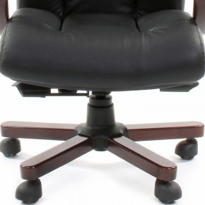 Кресло для руководителя Chairman 421 черный/орех темный, черный в Урае - uray.mebel24.online | фото 4