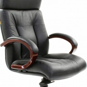 Кресло для руководителя Chairman 421 черный/орех темный, черный в Урае - uray.mebel24.online | фото 6