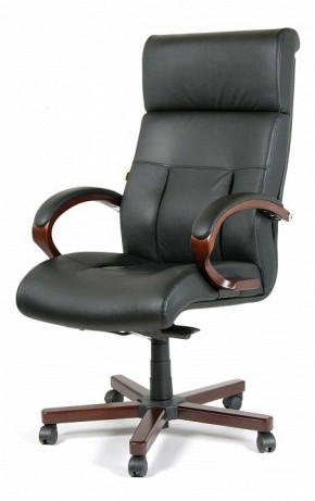 Кресло для руководителя Chairman 421 черный/орех темный, черный в Урае - uray.mebel24.online | фото 7