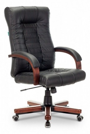 Кресло для руководителя KB-10WALNUT/B/LEATH в Урае - uray.mebel24.online | фото