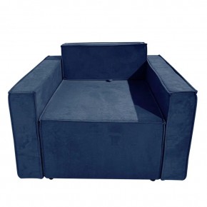 Кресло-кровать Принц КК1-ВСи (велюр синий) в Урае - uray.mebel24.online | фото