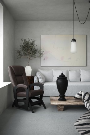 Кресло маятниковое Леон 29-К-В (экокожа/венге) в Урае - uray.mebel24.online | фото