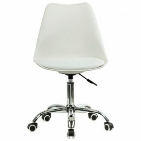 Кресло стул BRABIX "Eames MG-310 CH", хром, пластик белый, экокожа белая, 532923 в Урае - uray.mebel24.online | фото 1
