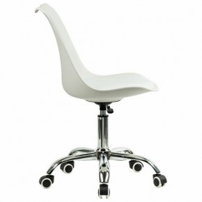 Кресло стул BRABIX "Eames MG-310 CH", хром, пластик белый, экокожа белая, 532923 в Урае - uray.mebel24.online | фото 3
