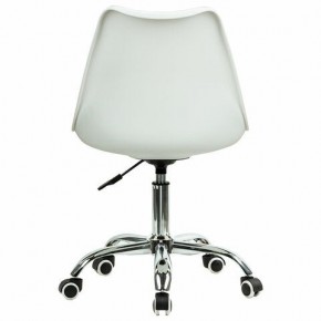 Кресло стул BRABIX "Eames MG-310 CH", хром, пластик белый, ткань серая, 532924 в Урае - uray.mebel24.online | фото 4
