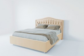 Кровать Калининград с ПМ 800 (экокожа бежевая) в Урае - uray.mebel24.online | фото 2