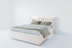 Кровать Калининград с ПМ 800 (экокожа белая) в Урае - uray.mebel24.online | фото 2