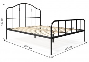 Кровать Милена 160х200 черная в Урае - uray.mebel24.online | фото 2