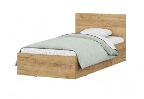 Кровать одинарная 0.9 МСП-1 + основание Лайт (Дуб золотой) в Урае - uray.mebel24.online | фото