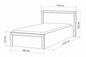 Кровать односпальная Нобиле Кр-90 в Урае - uray.mebel24.online | фото 2